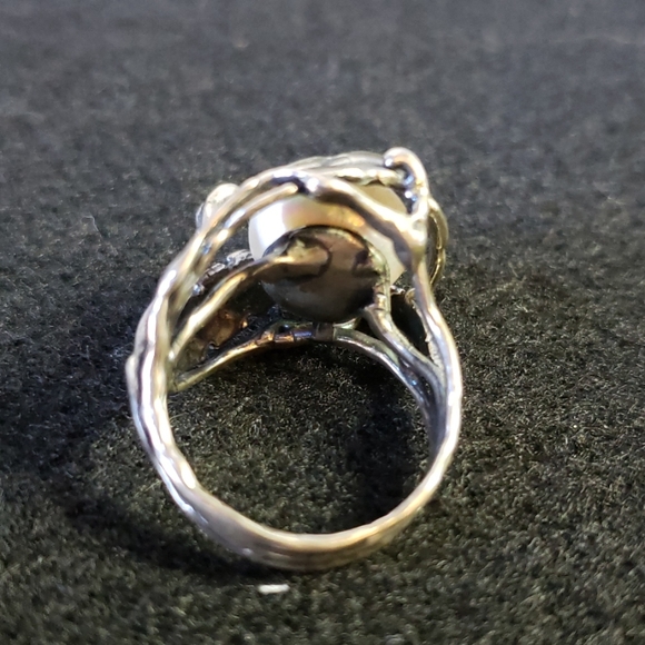 Sterling 925 silver and cultured freswater pearl - Picture 5 of 6